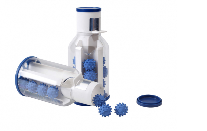 Balles de nettoyage avec distributeur pour réseau de tuyauterie - FlipBUS