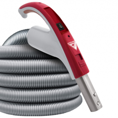 Boyau électrique 110/24V avec connexion hybride - Connexion directe ou cordon électrique - Cyclovac