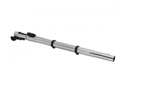 Manchon télescopique avec trou et pince pour cordon d'alimentation - 24 po à 35,5 po (61-90 cm) - Chrome