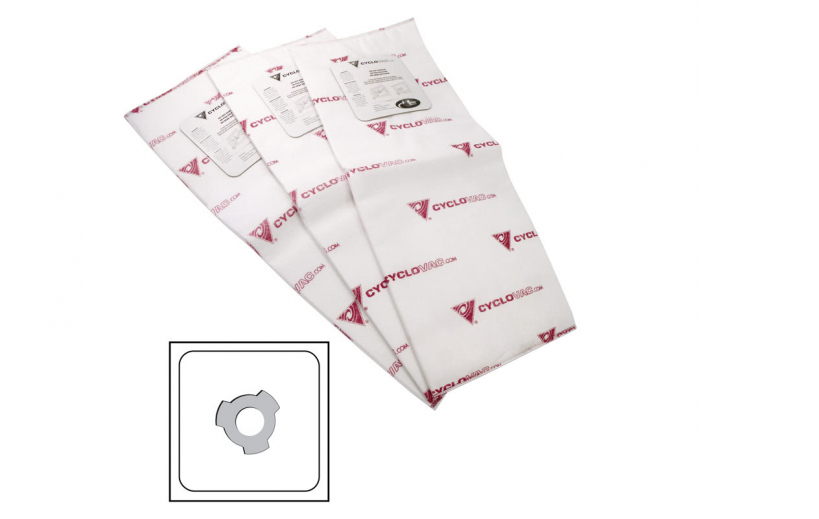 Sac électrostatique robuste - 3 dents - Paquet de 3