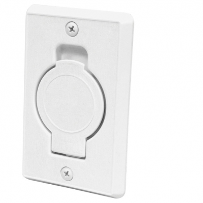 Prise murale avec porte ronde