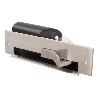 Porte-poussière automatique Deco Vac avec adaptateur 90° - Inox